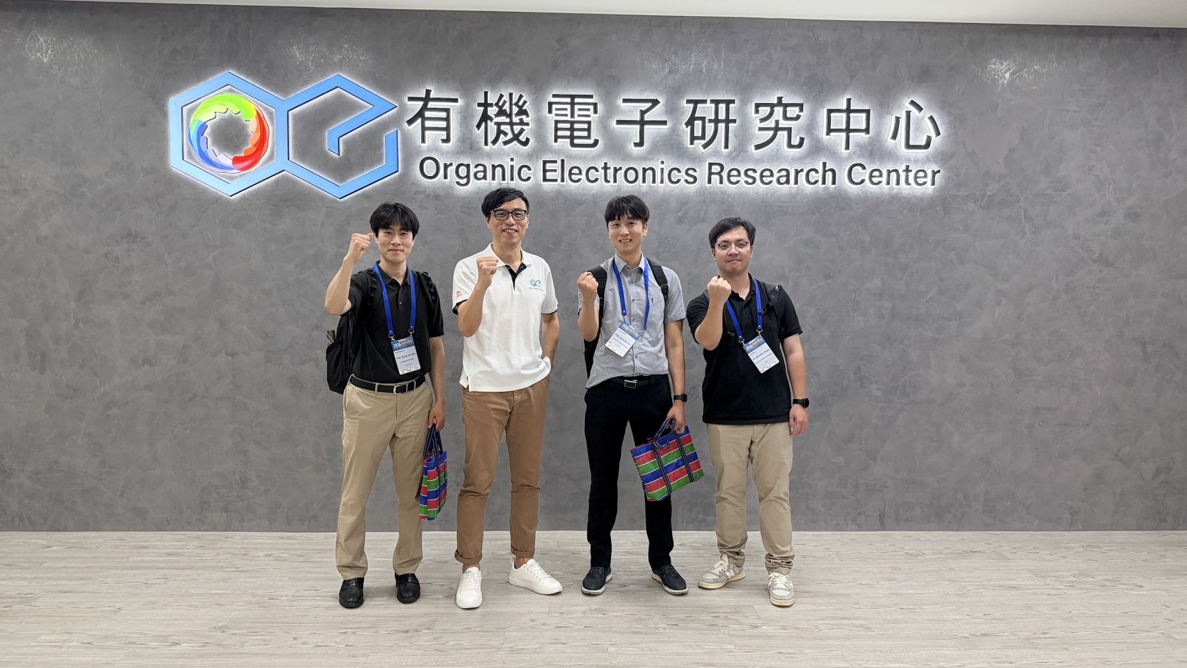 【參訪交流】2026/06/25 韓國國立韓京大學副教授 Gyumin Kim 教授，以及韓國光云大學副教授 Sung Yun Son 教授蒞臨本校有機電子研究中心圖片